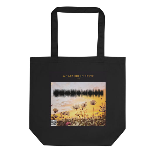 BTS We Are Bulletproof Sound Wave Art Eco Tote Bag