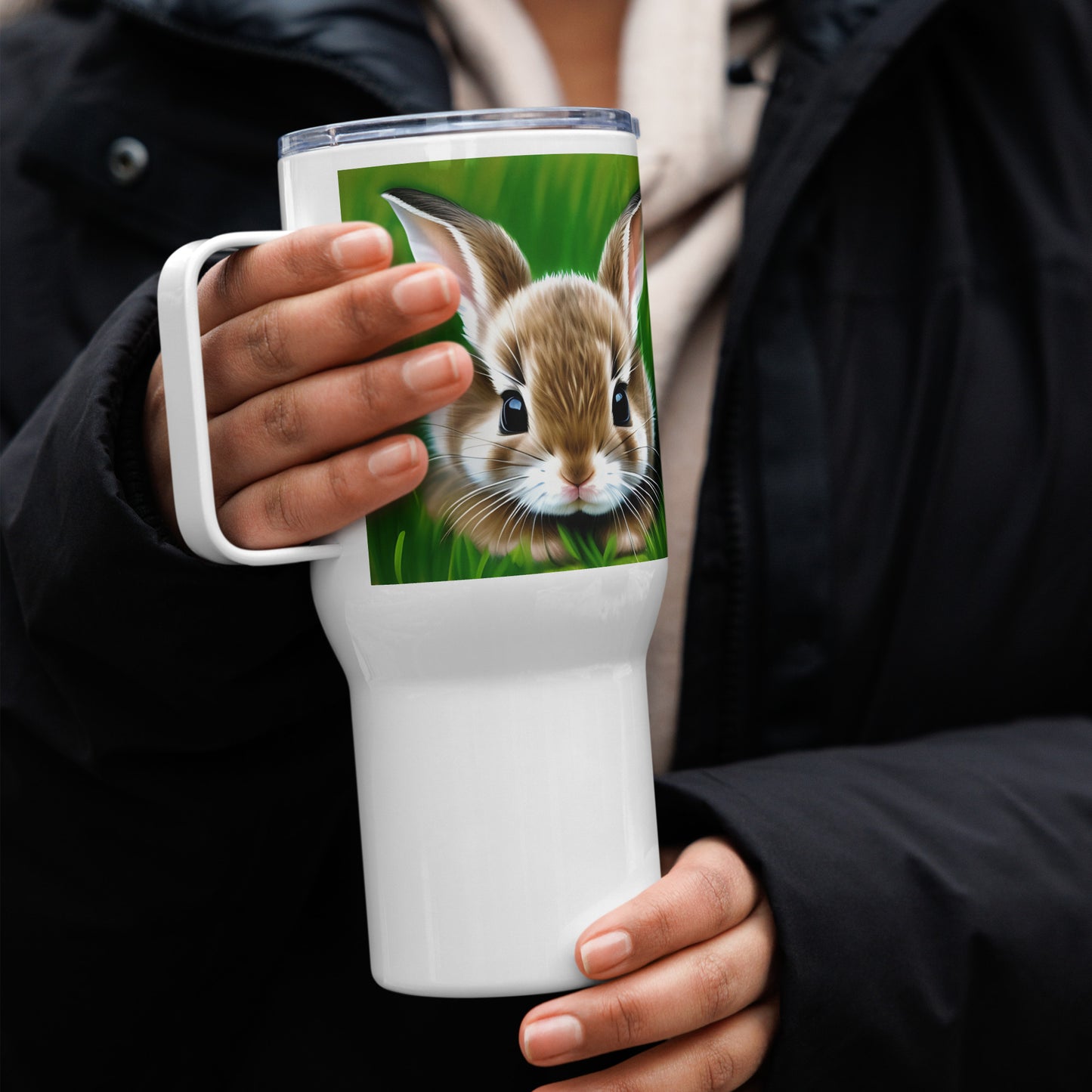 Bunny Travel Mug: Inspired by BTS's Jung Kook